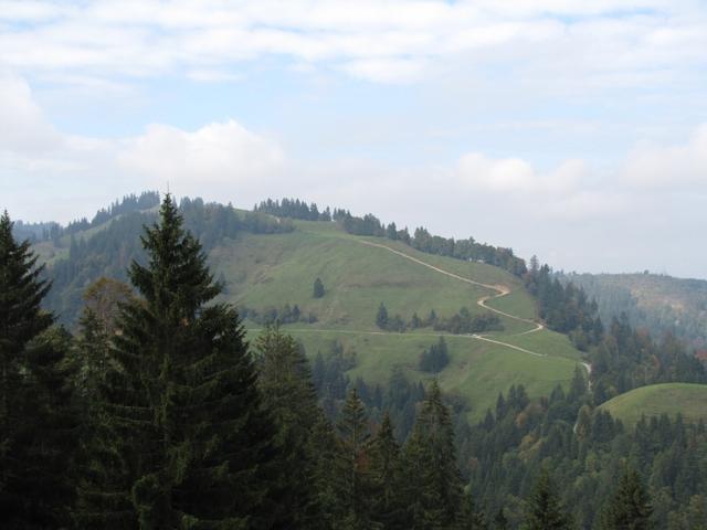 Blick zum Änzisattel