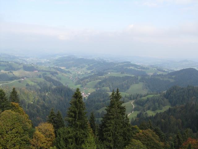 Blick von Nideränzi ins Entlebuch