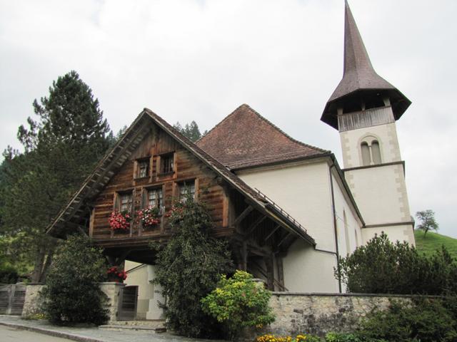 die sehr schöne Kirche in Trub ist ein Besuch wert