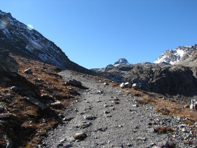 der Scalettapass, war früher ein reger benutzter Saumweg