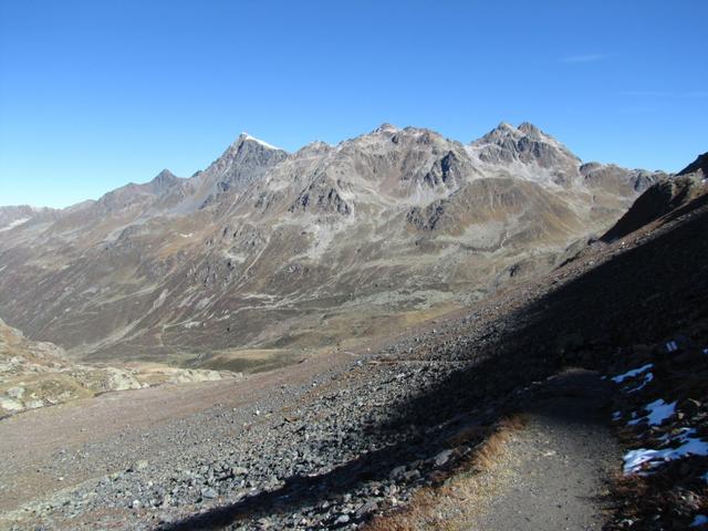 Blick zurück bei Punkt 2492 m.ü.M.