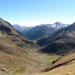 Blick zur Alp Funtauna und Val Susauna