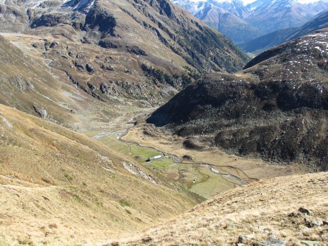 Tiefblick zur Alp Funtauna