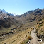 Blick ins das Val dal Tschüvel bei Punkt 2495 m.ü.M.