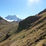 bei Punkt 2458 m.ü.M. mit Blick zur Platta Naira