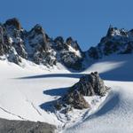 der Porchabella Gletscher und Porta d' Es-cha