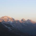 Morgenröte beim Piz Ela und Tinzenhorn