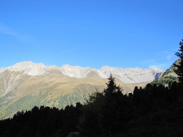 Val da Ravais-ch, Piz Prosonch, Piz Valmela mit Ducan Kette