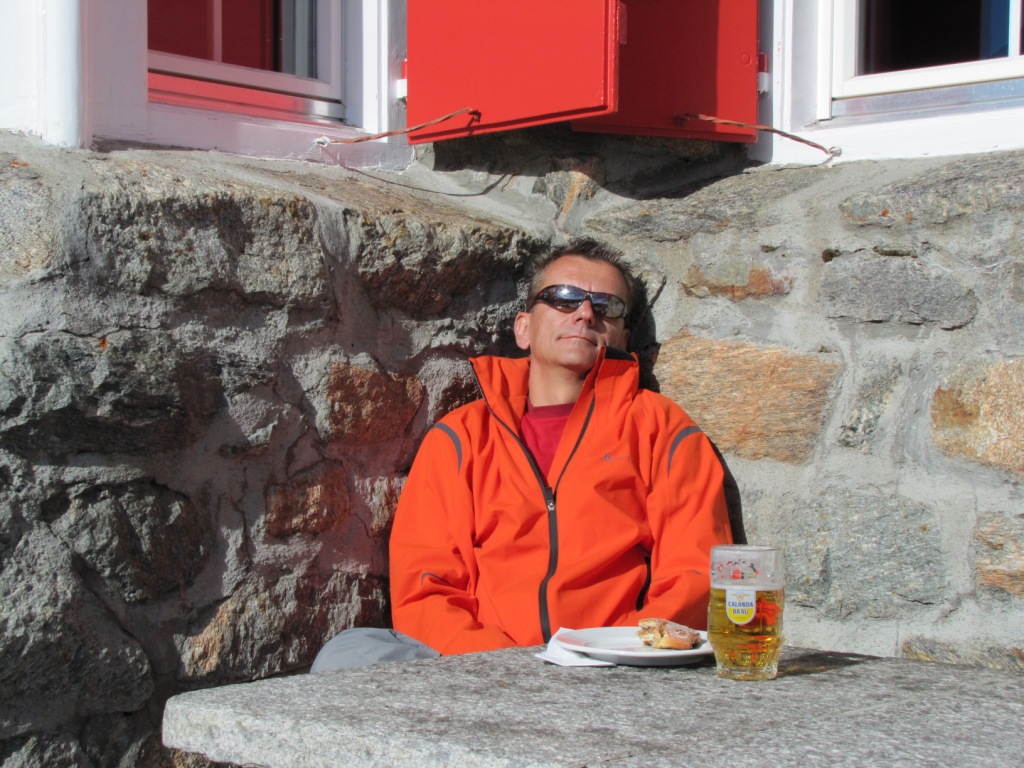 Franco geniesst die Sonne...