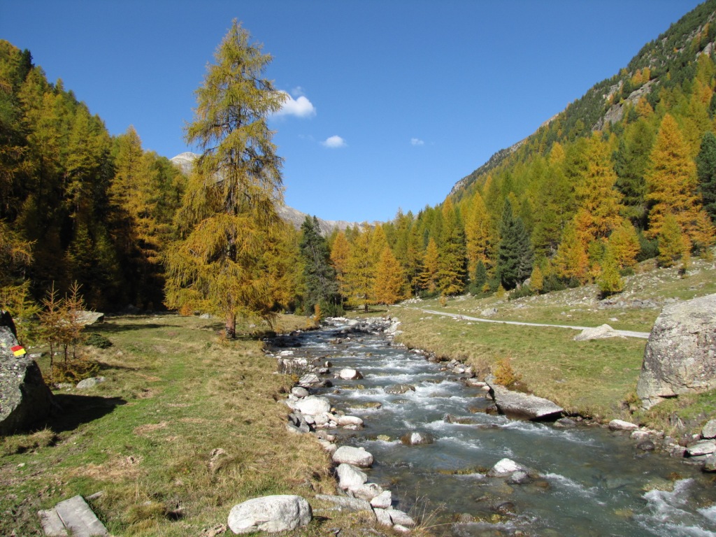 die Via Valtellina und der Bündner Jakobsweg führt auch durch das Val Susauna