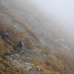 Mäusi auf dem Weg zum Punkt 2458 m.ü.M.