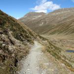 bei Punkt 2289 m.ü.M. mit Blick ins Chüealptal