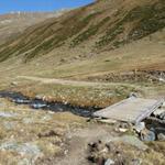 bei Punkt 2204 m.ü.M. überschreitet man den Chüealpbach