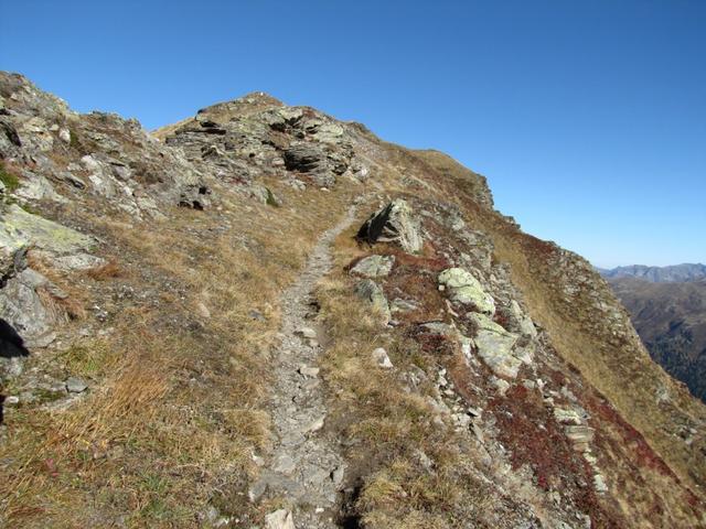 auf dem Weg zu Punkt 2623 m.ü.M.