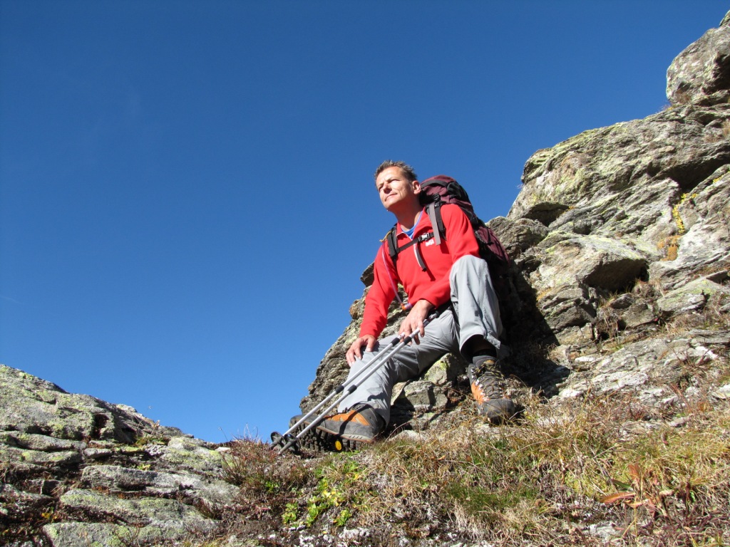 Franco bestaunt die Aussicht
