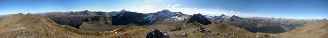 wunderschönes 360 Grad Breitbildfoto von Punkt 2623 m.ü.M. aus gesehen