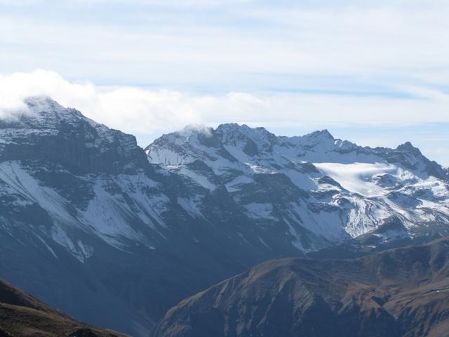 Blick zum Hoch Ducan und Gletscher Ducan