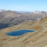 Blick zum künstlichen Stausee kurz vor dem Jatzhorn