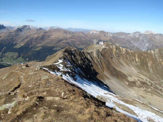 unser weiterer Wegverlauf Richtung Jakobshorn