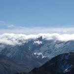 Blick Richtung Piz Sarsura und Grialetschgletscher