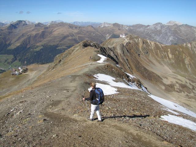 auf dem Weg zum Jakobshorn