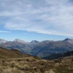 Blick ins Rätikon mit Drusenfluh, Sulzfluh, Schijenflue und Rätschenhorn