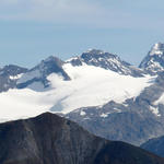 Breitbildfoto Silvrettagletscher mit Piz Buin