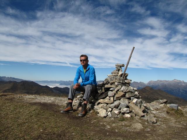 Franco ist von der Aussicht begeistert