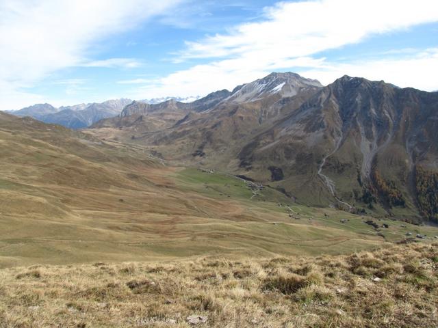 Blick zum Durannapass im Fondei