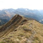 der Bergpfad wird nun luftiger aber auch spannender