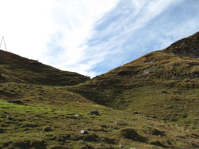 Blick zurück zum Blackter Fürggli