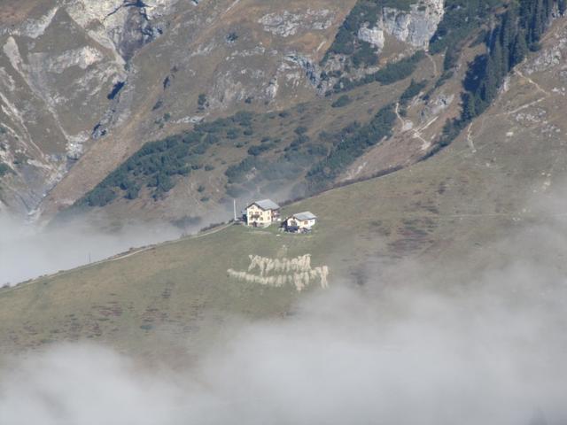 Tiefblick zur Schesaplana Hütte