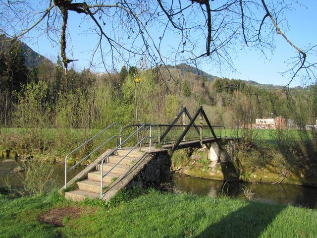 kleine Brücke über den Luterenbach