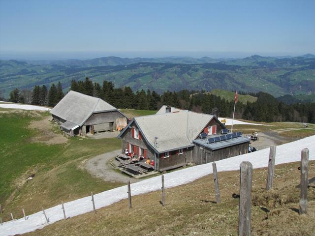 wir haben das Bergrestaurant Tanzboden 1443 m.ü.M. erreicht