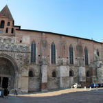 Breitbildfoto der Abteikirche St.Pierre in Moissac