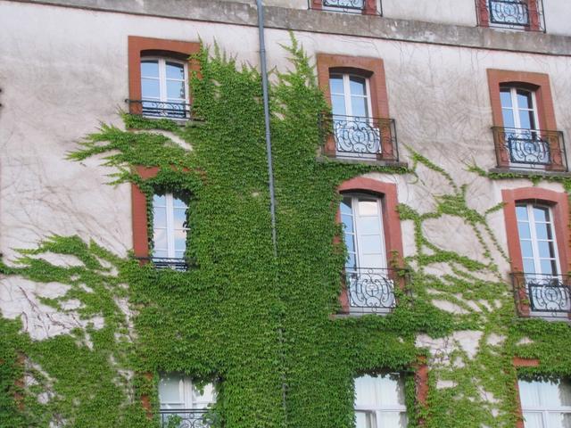 Blick zu unserem Hotelzimmerfenster