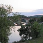 Blick vom Hotelzimmer aus, zum Pont Napoleon