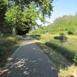 wir haben Moissac verlassen und laufen auf dem Tarn-Garonne-Kanal Richtung Schleuse L'Espagnette