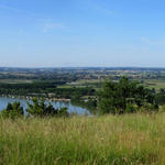 Breitbildfoto auf die Gascogne mit der Garonne