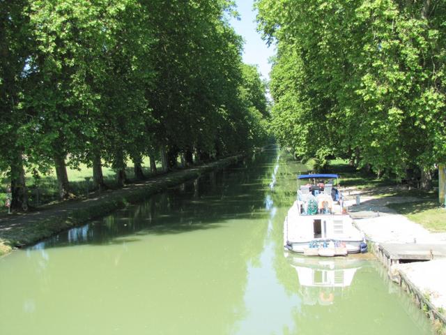 nach Malause erreichten wir den Canal latéral de Golfech