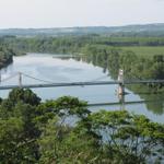 Auvillar erhebt sich in malerischer Lage auf einem Hügel mit sehr schöner Aussicht auf die Garonne