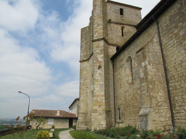 wir haben die Kirche von Miradoux erreicht