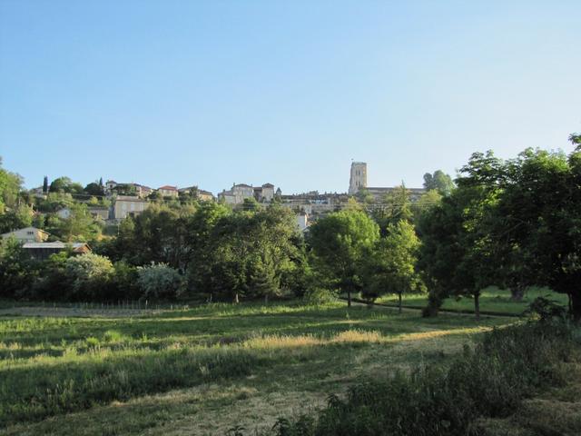 Blick zurück nach Lectoure