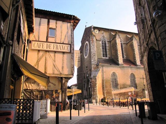 Blick zurück zum Place d'Armagnac