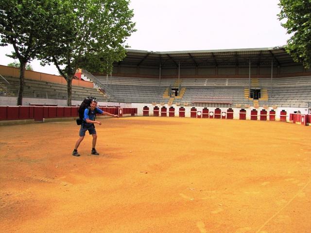 Franco spielt den Torero