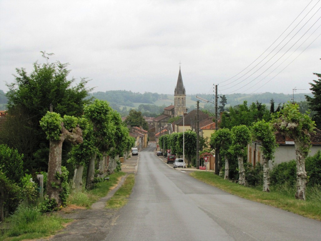 Blick zurück nach Nogaro