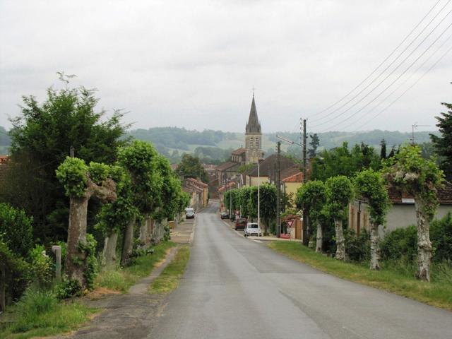 Blick zurück nach Nogaro