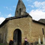 direkt vor der Kapelle haben wir zu Mittag gegessen