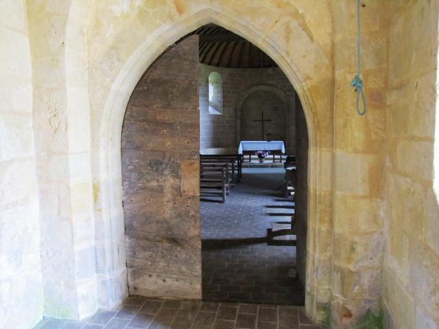 der Eingang der Kapelle