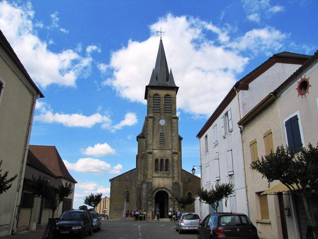 die Kirche von Arzacq-Arraziguet